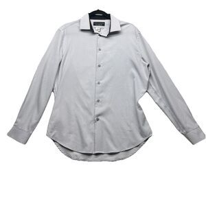 Report Collection X4 Performance Stretch Slim Fit Shirt Men Medium 15.5 Dots